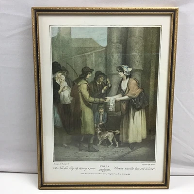 £25 • Buy Cries Of London Plate 11 Painted By Francis Wheatley R A Framed Print