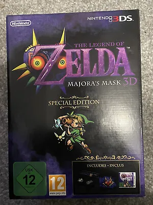 The Legend Of Zelda: Majoras Mask 3D Special Edition Nintendo 3DS Brand New • £189.99