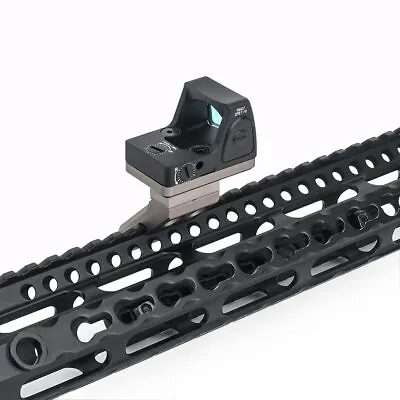 Tactical Offset Optic Mount RM45 Offset Mount For RMR T1 T2 SRO Red Dot Sight • $26.99