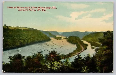 Postcard - Shenandoah River From Camp Hill - Harper's Ferry WV - Ca. 1910 (M5t) • $3.99