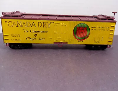 Train Miniature HO Scale Canada Dry Ginger Ale 40' Reefer Car - Exc! • $5