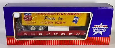 USA Trains G Scale Union Ice Company Piggyback Flat Car R-1785 MIB #F5 • $26