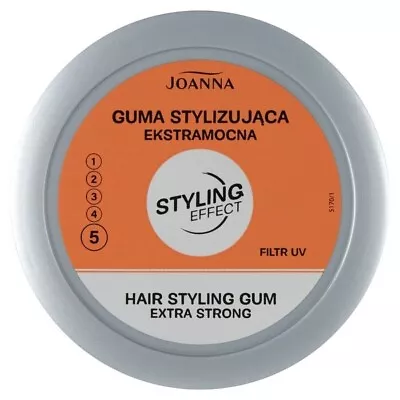 Joanna Styling Effect Hair Styling Gum Extra Strong With UV Filter 100g • £5.49