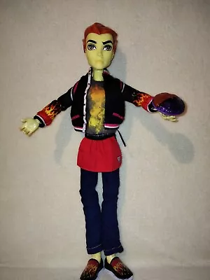 Monster High Heath Burns - Home Ick. COMPLETELY HOT & DISPLAY WORTHY MANSTER!  • $19.95