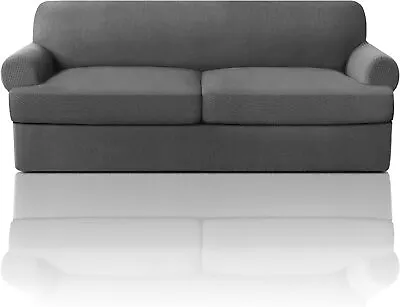 T Cushion Sofa Slipcover 3 Pieces Sofa Covers For T Cushion Sofa Soft Couch Cove • $103.37