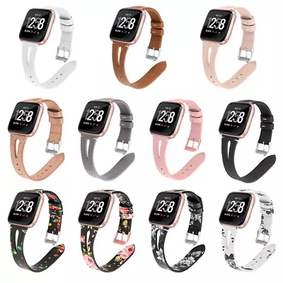 Band Strap For Fitbit Versa 3 / Sense / Versa 1 2 Wristband Genuine Leather • $13.85