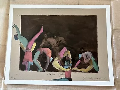 Jake Chapman - Disasters Of YoGa - Hand Painted Print • £275