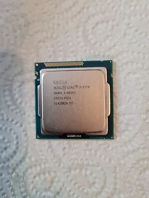 Intel Core I7-3770 3.4GHz  SR0PK Socket H2 LGA 1155 Processor CPU • £20