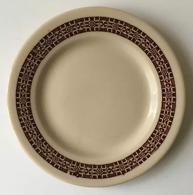 McNicol Roloc China Saucer Plate Tan Brown Restaurant Ware • $4.95