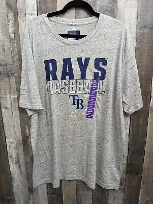 Tampa Bay Rays Men's Size XXL MLB American League Gray Men's T-Shirt • $7.95