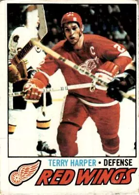 1977-78 Topps #16 Terry Harper Detroit Red Wings Vintage Original • $2.49