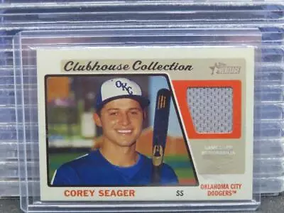 2015 Topps Heritage Minor League Corey Seager Clubhouse Game Used Jersey #CCR-CS • $0.99