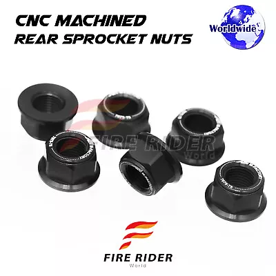 Black Rear Sprocket Nuts M8 For MV Agusta F4 750 / 1000 00 01 02 03 04 05 06 • $30.67