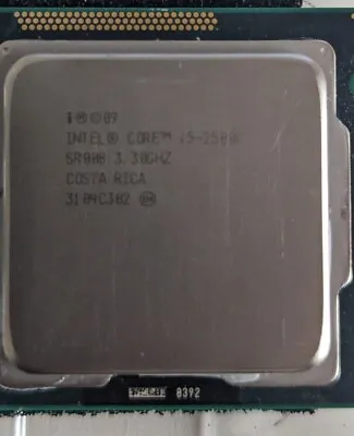 Intel Core I5-2500K 3.30GHz CPU Socket 1155 Quad-Core Processor • £14