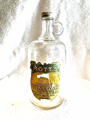 Vintage Advertising Bottles Food Mott's Cider Vinegar Duffy-mott New York (1) • $5.99
