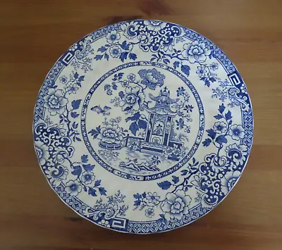 Vintage Myott Son & Co  Indiana  Blue & White Dinner Plate 10  • £12.99