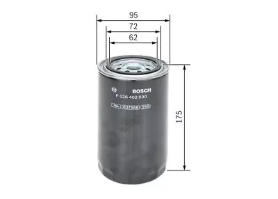 Fits BOSCH F 026 402 030 Fuel Filter DE Stock • $61.28