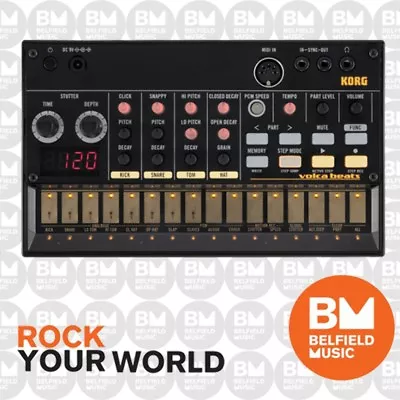 Korg Volca Beats Analogue Drum Machine - BNIB - Belfield Music • $289