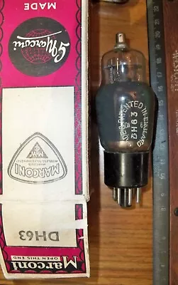 Strong NOS MARCONI DH63 Tube • $27.99