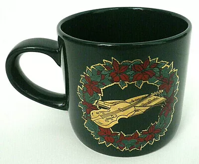 Classical Music Themed Coffee Mug Cup Wreath Violin Sheet Music Instrument Korea • $16.98