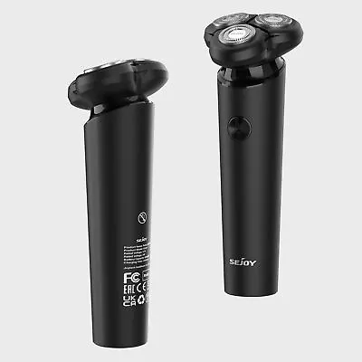SEJOY Men's Electric Shaver Razor Rechargeable Rotary Shaver Magnetic Head • $24.90