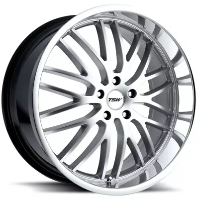 TSW Snetterton 17x8 5x4.5 Hyper Silver W/ Mirror Cut Lip Wheel 17  40mm Rim • $247