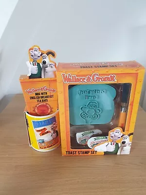 Rare Wallace And Gromit Time For Tea Mug With T-bags & Toast Imprinter Sealed • £5