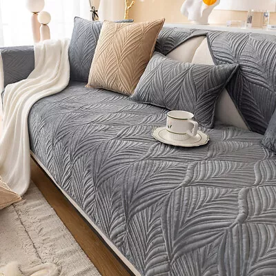 Sofa Cover Couch Protector Slipcover Corner Sofa L Shape 1/2/3/4 Seater Antislip • $22.98