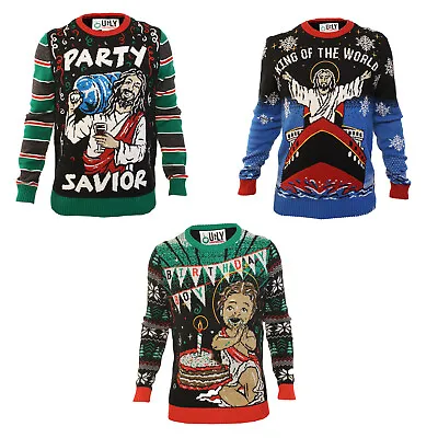 Ugly Christmas Party Classic Knitted Ugly Christmas Sweater For Men And Women - • $39.99