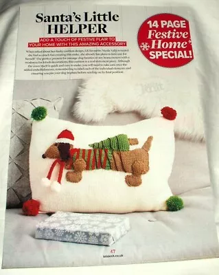 Christmas DACHSHUND Cushion & CAT Treat Sock And Others • £1.99