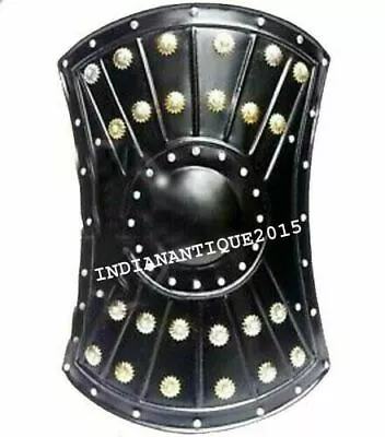 Medieval Knight Shield Iron Steel Roman Greek Viking 300 Spartan Armor Shield • $112.24