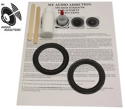 Speaker Surround Repair Kit  For Marantz Imperial 3.25  Midrange Imperial 7 +  9 • $11.88