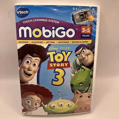 Disney’s Toy Story 3 VTech MobiGo Video Game Complete With Original Case 3-5 Yrs • $11.95