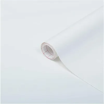 D-C-Fix 346-5001 Back Plastic Self Adhesive Vinyl Matt White 90 Cm X 2.1 Metres • £5.99