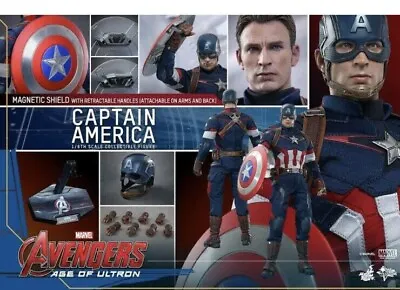 Captain America Avengers Age Of Ultron  12  1/6 Scale Hot Toys Figure MMS281 • $450