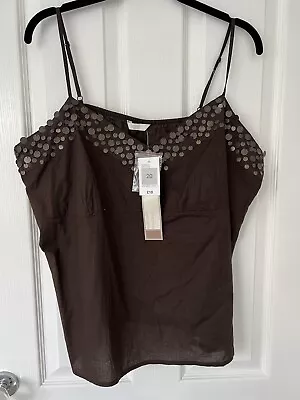 Ladies Camisole Tops Size 20 • £4