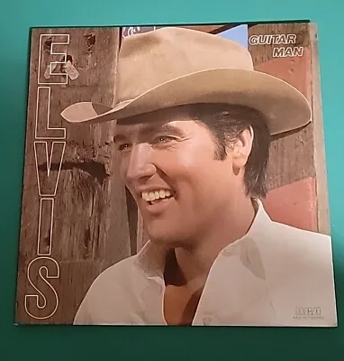 Vintage Vinyl Record Country Rock Lp ELVIS PRESLEY Guitar Man RCA 1980's • $10