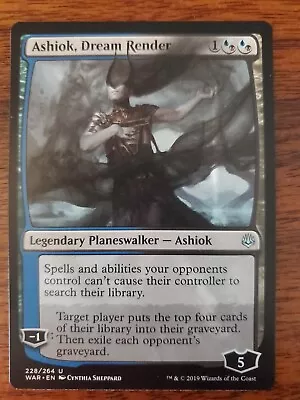 MTG Magic The Gathering Ashiok Dream Render War Of The Spark - NM/M PACK FRESH • $3.25