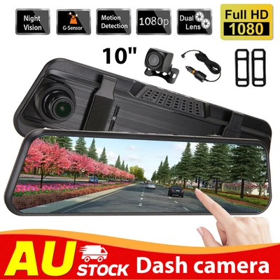 $47.95 • Buy 10  1080P Dash Camera Front And Rear Car DVR Recorder Night Vision Reverse Cam