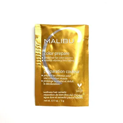Malibu C Color Prepare Wellness Hair Remedy 0.17 Oz (1 Packet) • $6.50