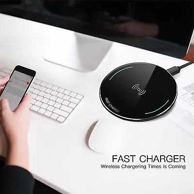 Genuine Certified Wireless Charging Pad For IPhone X/iPhone 8/iPhone 8 Plus-AU • $41.79