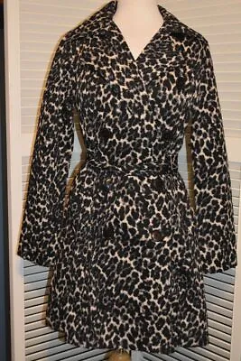Merona Leopard Print Trench Coat BMWT • $35