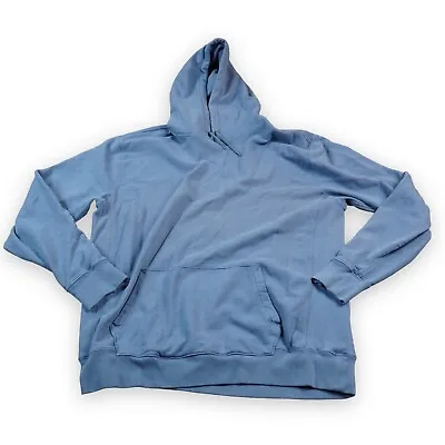 J. Crew Sweatshirt Hoodie Men’s XXLT Tall Blue Garment Dyed French Terry • $39.60