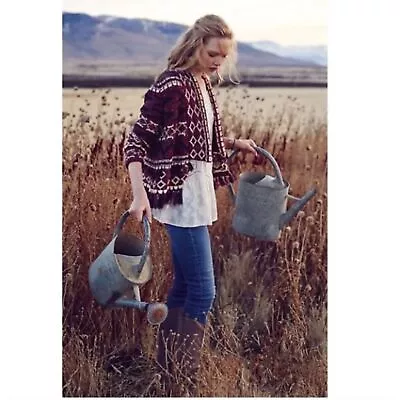 Anthropologie Moth Fringed Veras Cardigan • $35