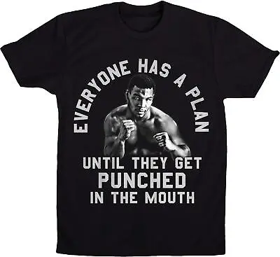 Mike Tyson T-Shirt Boxing Everyone Has A Plan Size S-5XL • $17.99
