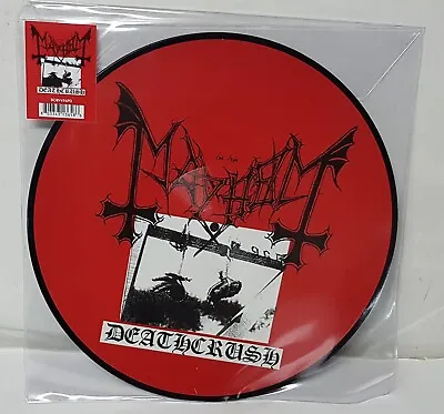 Mayhem Deathcrush Picture Disc LP Vinyl Record New Back On Black Reissue • $31.99