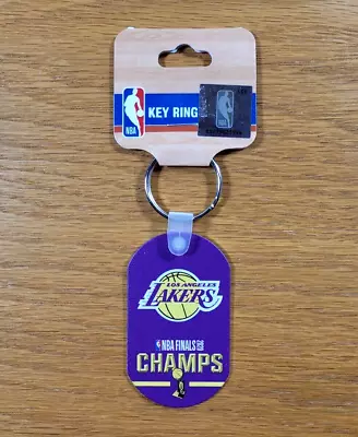 Los Angeles Lakers Keychain Metal Purple NBA Finals Champions Key Ring Wincraft • $10.19