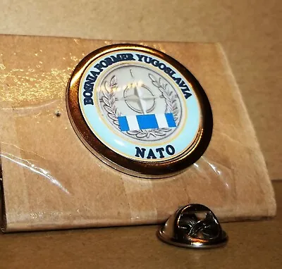 Bosnia Former Yugoslavia Nato Veteran Lapel Pin Badge . • £7