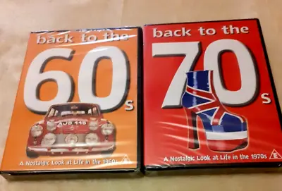 £10 • Buy 2 DVD's Job Lot Back To The 60s & 70s A Nostalgic Look At Life -Brand New Sealed