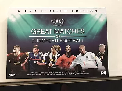 UEFA Great Matches Of European Football ...  4 DVD Limited Edition  • £10